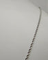 Collana oro bianco 18k maglia Torchon 50 cm 2,4 gr | Gioiellitosti.it